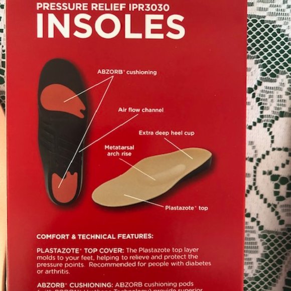 NEW Balance Pressure Relief IPR303 Insoles W 7.5/M6 - Picture 10 of 16